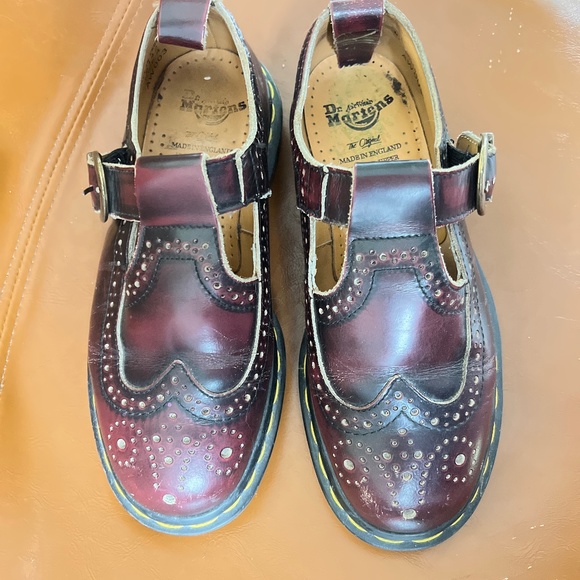 Vintage Dr Marten Oxblood Mary Jane - Picture 1 of 6